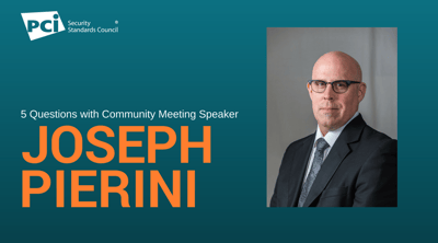 5 Questions with Community Meeting Speaker Joseph Pierini - Featured Image