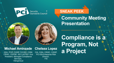 Get a Sneak Peek at a Community Meeting Presentation on Compliance is a Program, Not a Project - Featured Image